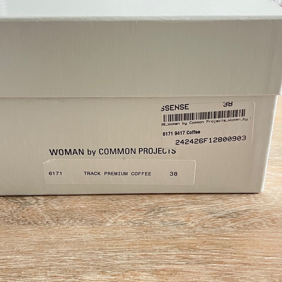 Woman by Common Projects  Brown Track Premium Sneakers - Picture 5 of 13